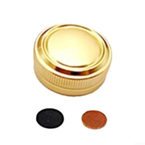 Aluminum Spool Tension Knob Cap for Metanium 09MG7 Baitcast Reel, Knurled Grip Nut for Brake Adjustment, 0.35mm Thread(black) - color: black