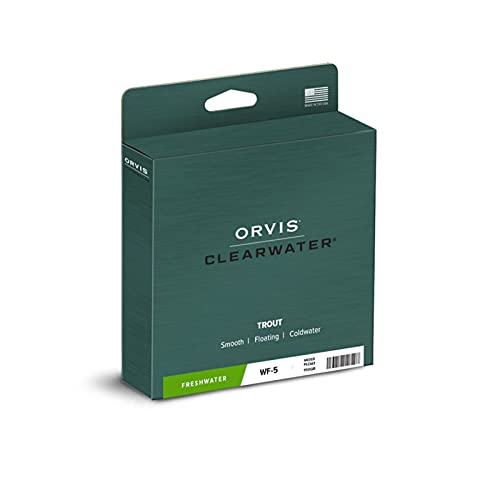 Orvis Clearwater Fly Line for Beginner & All-Around Fly Fishing | Smooth, Durable 3-9 Wt Fly Line, Front Welded Loop, 90' Weight-Forward Taper, Cool to Moderate Water - size: WF 8