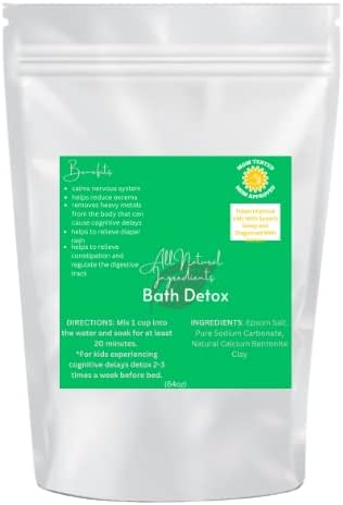 All Natural Bath Detox (Helps with Congnitive Delays in Children) 4lb Bag