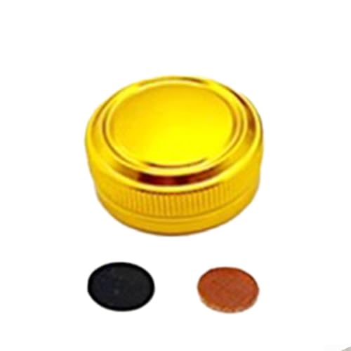 Aluminum Spool Tension Knob Cap for Metanium 09MG7 Baitcast Reel, Knurled Grip Nut for Brake Adjustment, 0.35mm Thread(gold) - color: gold