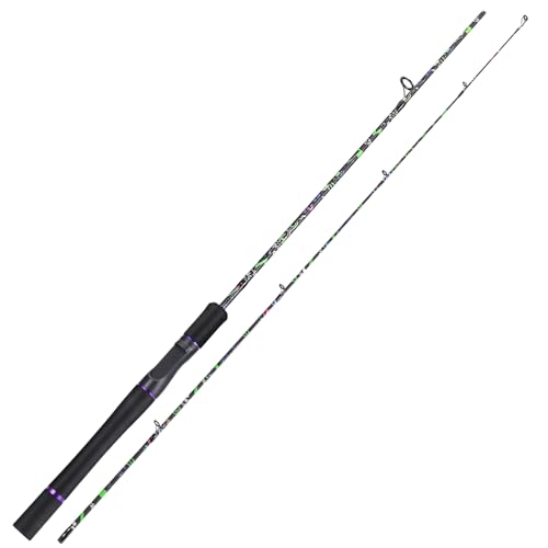 Sougayilang Fishing Rod, 2-Piece Graphite Composite Blank/Fiber Glass Spinning & Casting Rod with EVA Grip, Smooth Transition Fishing Pole - size: 6'0", style: Graphite Blank - Spinning Rod