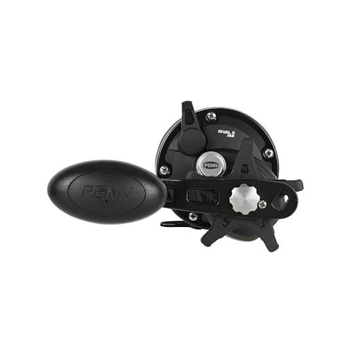 PENN Rival Level Wind Conventional Fishing Reel - size: 20 - Line Counter - Left Hand, style: New Model
