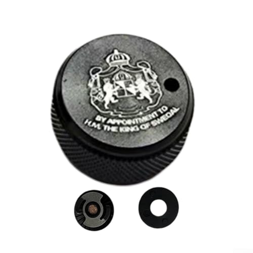 Spool Tension Mechanical Brake Knob for ABU-3/3.5/4/P5 Series, Spool Mechanical Aluminum Alloy Brake Knob with internal sound baitcast reel, Fish Reel Fishing Supplies(black) - color: black