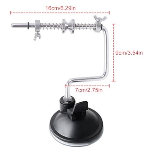 Aluminum Alloys Fishing Line Winders Spoolers Machine Adjustable Line Spoolers Tool Accessorys Adjustable Stable Spoolers Machine - color: Suction cup model
