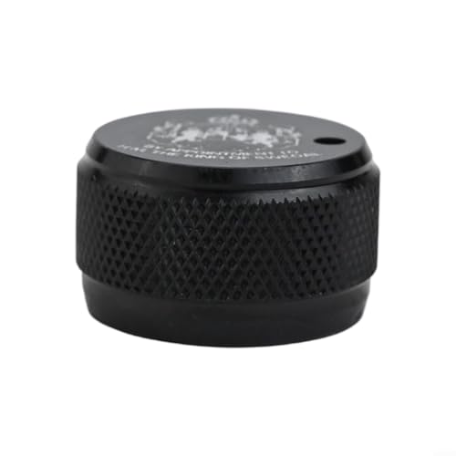 Spool Tension Mechanical Brake Knob for ABU-3/3.5/4/P5 Series, Spool Mechanical Aluminum Alloy Brake Knob with internal sound baitcast reel, Fish Reel Fishing Supplies(black) - color: black