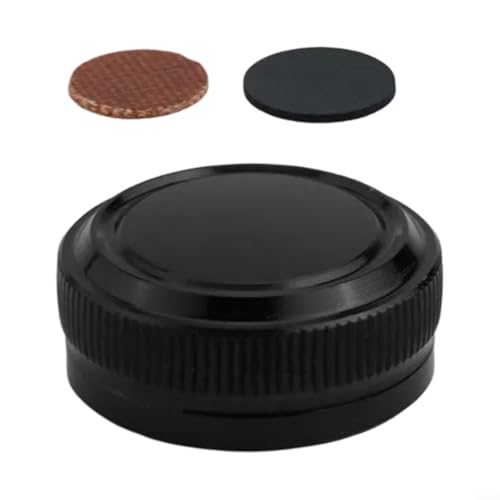 Aluminum Spool Tension Knob Cap for Metanium 09MG7 Baitcast Reel, Knurled Grip Nut for Brake Adjustment, 0.35mm Thread(black) - color: black