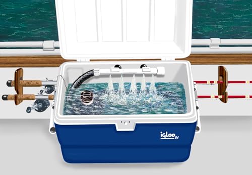 Marine Metal Super Saver Live Well Bait System & Aerator Kit - style: SS-212