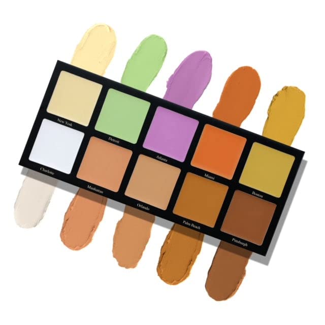 Pinky Rose Cosmetics 10HD Correct & Conceal Cream Palette