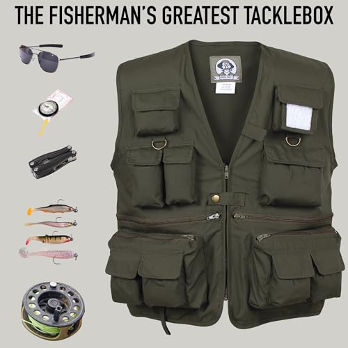 Rothco Uncle Milty Travel Vest - Outdoor Fishing Camping 17 Cargo Pocket Jacket - color: Black, size: X-Large