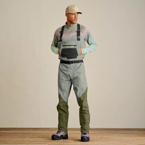 Orvis Men's Clearwater Bootfoot Wader Felt | 30K/8K Rating, Convertible Fit & Smart Storage, Lightweight 4-Layer Waterproof Breathable Fabric - size: X-Large Extra Long