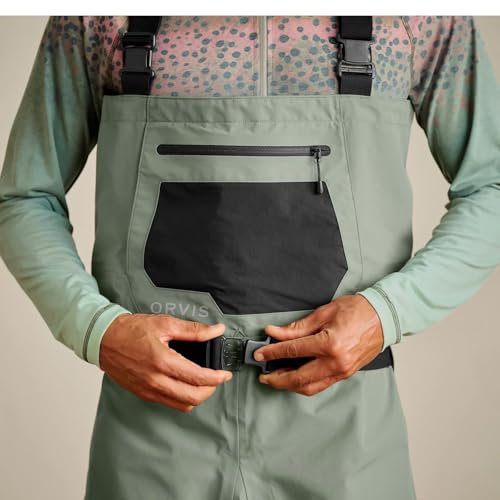 Orvis Men's Clearwater Bootfoot Wader Felt | 30K/8K Rating, Convertible Fit & Smart Storage, Lightweight 4-Layer Waterproof Breathable Fabric - size: X-Large Extra Long