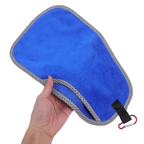 KOMBIUDA Fishing Towels Set 2pcs – Quick-Dry Microfiber Outdoor Rod Towel with Clip, Super Absorbent Hand and Tackle Maintenance Rag for Camping, Fitness, and Sport Fishing