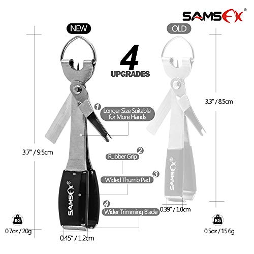 SAMSFX Fly Fishing Knot Tying Tool with Break Away Badge Holder for Fly Fishing Tippet Spool Holding Neck Lanyard - color: Breakaway Lanyard & Silver Knot Tool