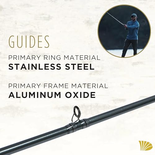 St. Croix Rods Black Bass Casting Rod, RIC, Premium Quality, Durably Sensitive, High Performing Casting Rod - style: 6'8" Medium/X-fast 2 Pc.