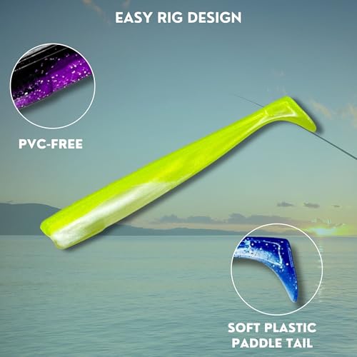 DuraTech® Paddle Tail - color: Pink Pearl, size: 3.5" - Pack of 8