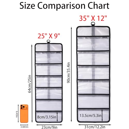 Roll Up Fishing Lure Wraps Set-Durable Lure Bag 6 Pocket PVC Protective Cover Saltwater Hook Covers Fabric Lure Protector Trolling Lure Tackle Box - color: Clear 1-pack, size: 35" X 12"
