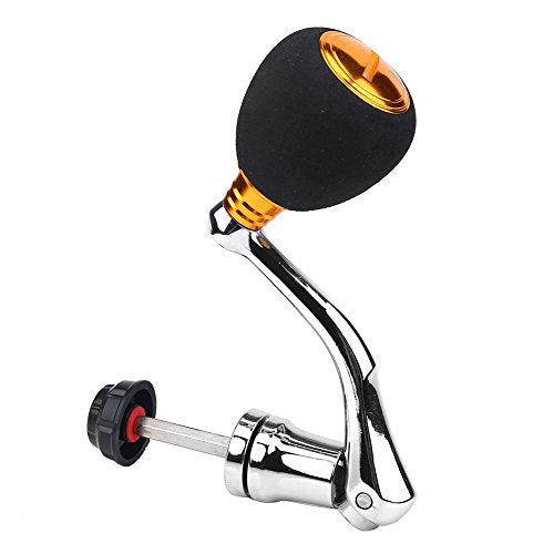 Fishing Reel Handle Rocker Arm Grip for Spinning Fishing Reel Baitcasting Handle Replacements for Daiwa Series 2000/3000/ 4000/5000/ 6000 (Gold-Medium for 2000 & 3000)