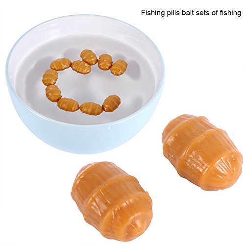VGEBY Fishing Baits Soft Carp Fishing Floating Artificial Nut Baits Terminal Tackle Pellets (#5-50pcs) Carp Fishing Bait Carp Fishing Bait Carp Bait