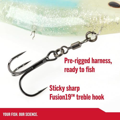 Berkley PowerBait CullShad Fishing Soft Bait - color: Lime Ice, size: 8 in (2.75 oz)
