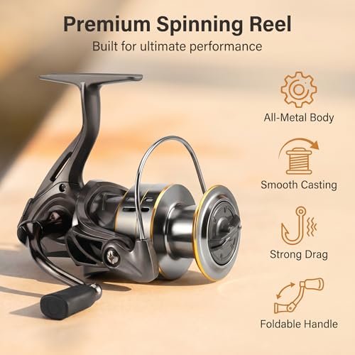 Ultralight Spinning Reel 5.2:1 30KG Drag Fresh/Saltwater - size: LC-1000