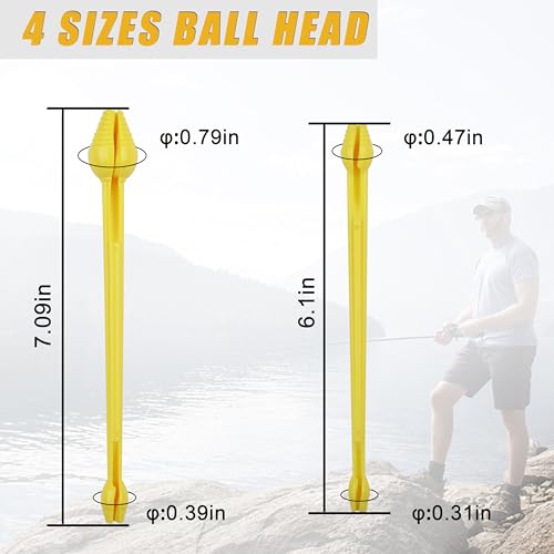 Plastic Fishing Hook Disgorger Snelled Fish Hook Remover Tool Portable Unhook Tool Fish Extractor Detacher Dehooker Fishing Gear Accessories - size: LARGE-4PCS SMALL-4PCS