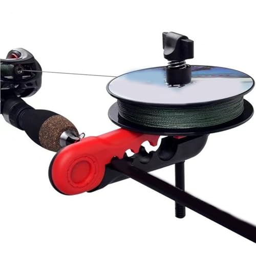 Fishing Reel Winders Sea Rod Casting Line Wrapper Spoolers Portable Winding Tool Removable Winding Device Enduring Portable Reel Line Spoolers Machine - color: Blue black