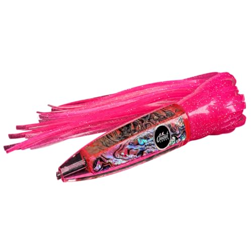 High Speed Wahoo Lures - Wahoo Clippers - color: Pink, size: Rigged with Trolling Weight