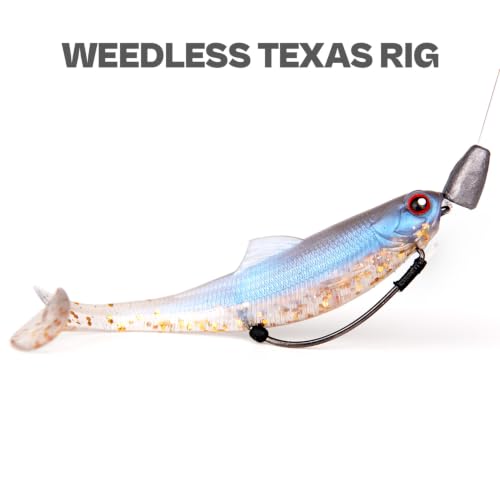 OJY&DOIIIY Offset EWG Worm Fishing Hook, Dual Anti-Slip Bait Keeper System Wide Gap Texas Rig Hook for Soft Plastic Baits 40/30-Pack 1/0 2/0 3/0 4/0 5/0 - size: 3/0 - 40Pack