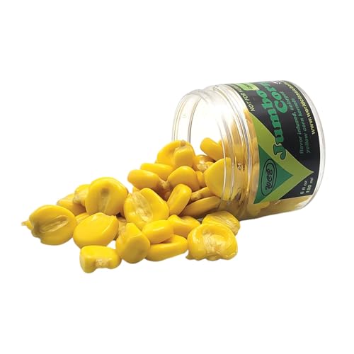 WCB Carp Baits - Flavored Jumbo Corn Bait - Ideal for Carp Fishing - style: Flavor: Peach