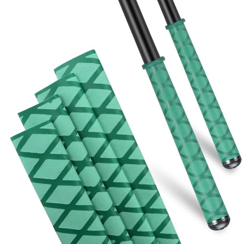 Fishing Rod Handle Grip Pole Wrap X-Tube Heat Shrink Tubing Non-Slip Insulated Abrasion Sleeve-Length:39" Diameter:19/32" (Green) - color: Green, size: Diamter:15mm"(19/32 inch)