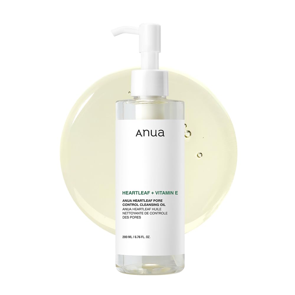 Anua Heartleaf Pore Control Cleansing Oil, Makeup Remover, Korean Skincare 6.76oz