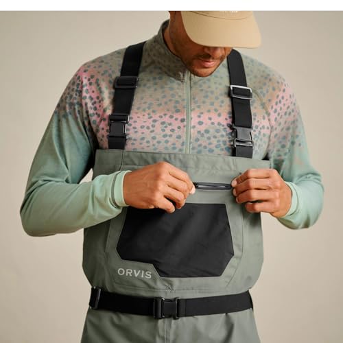 Orvis Men's Clearwater Bootfoot Wader Felt | 30K/8K Rating, Convertible Fit & Smart Storage, Lightweight 4-Layer Waterproof Breathable Fabric - size: X-Large Extra Long