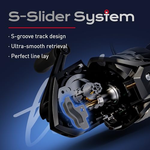 Handing LITE II Spinning Reels Freshwater Spinning Fishing Reels 14.33 Lbs Max Drag Ultra Smooth 5.2:1 Gear Ratio Aluminum Spool 3+1 BB Handle Interchangeable - size: Size 4000