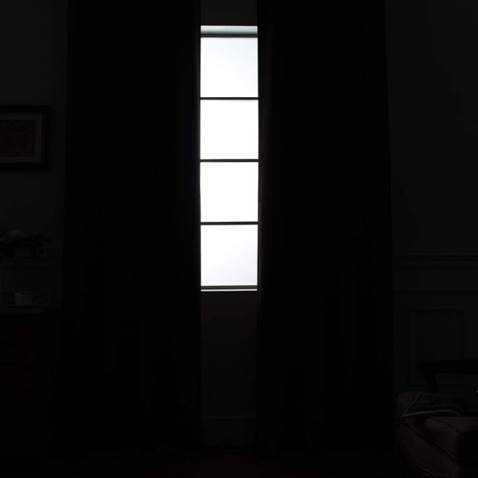 Yakamok 45 Inch Length 100% Blackout Curtains