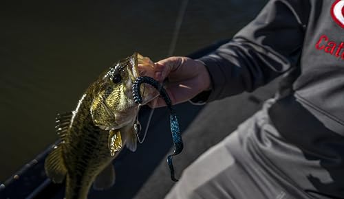 Berkley PowerBait Power Worms Fishing Soft Bait - color: Black Grape, size: 7" (13 Count)