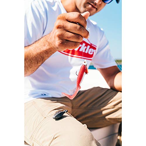 Berkley GASPG6-Soft Bait - color: Pearl White, size: 5in - Pint 4x7