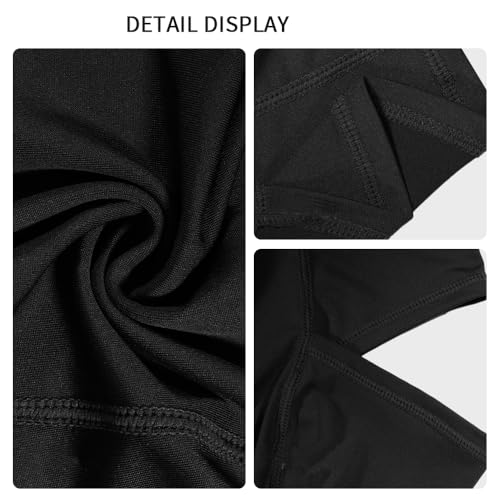 3-6Pcs Balaclava Face Mask, Ski Mask for Men Women, Lightweight UV Protection Hood Breathable Cycling Fish - color: 3pcs-3black-a