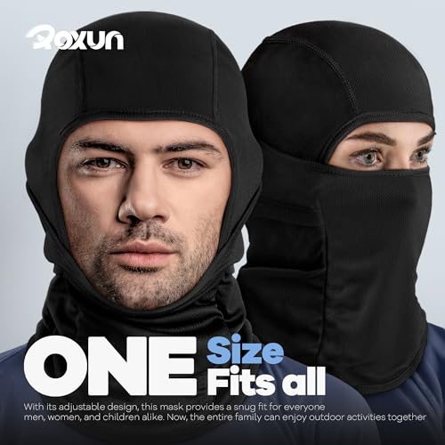 ROXUN Ski Mask Balaclava, Motorcycle Summer Cooling Breathable UV Protector - color: One Army Green
