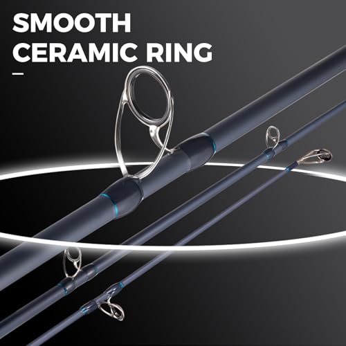Surf Rod Graphite Surf Spinning Fishing Rod with Seaguide Reel Seat - size: 10' - 3 Piece