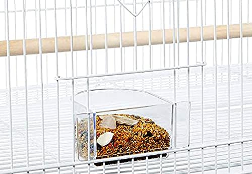 Lot of Breeding Flight Bird Parrot Cage for Aviaries Canaries Budgies Finches Lovebird Parakeet (White 24"x16"x16"H)