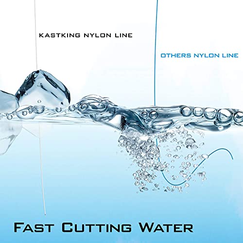 KastKing DuraBlend Monofilament Leader Line - Premium Saltwater Mono Leader Materials - Big Game Spool Size 120Yds/110M - size: 40 LB (Wound on Spool) 0.55mm