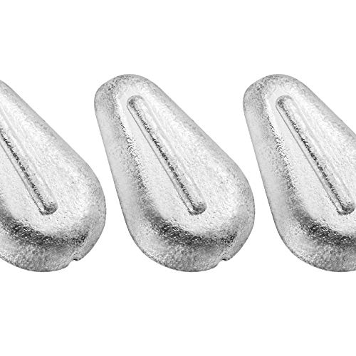 Dr.Fish 5 Pack No Roll Sinker Lead Fishing Weights Freshwater Catfish Sinkers Flat Coin Disc Weights Bank River Surf Fishing Saltwater - size: 1oz-5 Pack