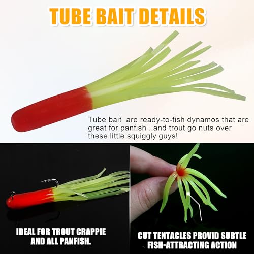 Soft Plastic Fishing Lure Jig Head Hook Kit,Grub Worm Lures Crappie Jigs Head Grub Tail Swimbait Tube Bait Jigs for Saltwater Freshwater, Trout Crappie Fishing - color: 140PCS Sets