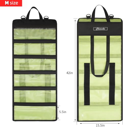 Lure Bag 6 Pocket PVC Protective Cover Durable Fishing Bag | Trolling Lure Tackle Box - size: Medium