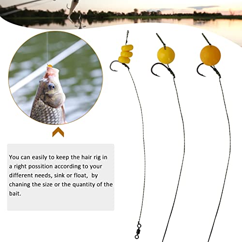 Dovesun Carp Fishing Hair Rigs Carp Fishing Equipment with Baits Hooks Accessories 41PCS/151PCS - color: Size#2-41PCS