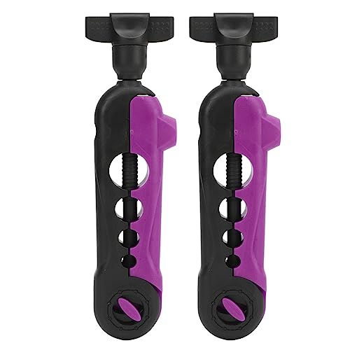 plplaaoo 2PCS Mini Line Spooler Portable Adjustable Fishing Line Spooler Fishing Line Winder Machine Mini Bobbin Reel Accessories - color: Black Violet