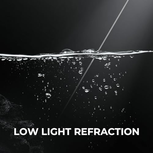 KastKing Kovert 100% Fluorocarbon Fishing Line - Clear Fishing Leader, High Sensitivity, Strong Knot Strength, Shock & Abrasion Resistant, Extreme Clarity, Ultra-Low Visibility, Fast Sinking - color: Kovert Essential (Economic), size: 15LB-25Yds (Clear)