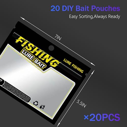 Fishing Tackle Bag Soft Plastic Bait Storage, Soft Bait Organizer