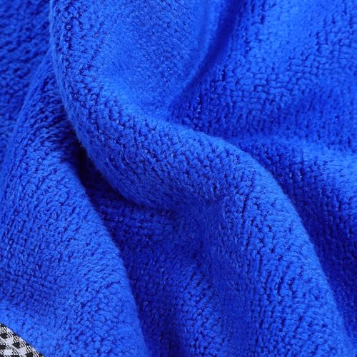 KOMBIUDA Fishing Towels Set 2pcs – Quick-Dry Microfiber Outdoor Rod Towel with Clip, Super Absorbent Hand and Tackle Maintenance Rag for Camping, Fitness, and Sport Fishing