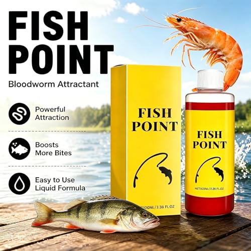 Red Worm Liquid Fish Attractant Spray | Concentrated Bait Scent Additive for Freshwater Fishing | Fast Acting Lure Booster for Watersides & Runs - color: 3pcs